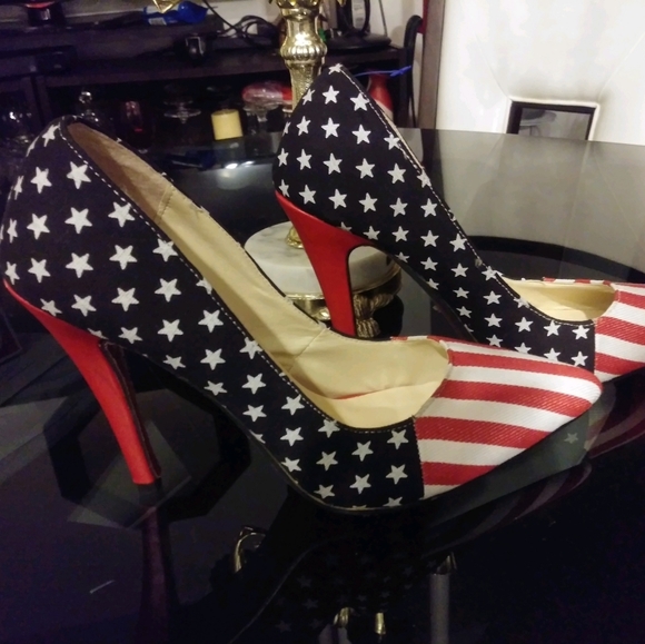 Shoes - Stars and stripes heels Shoes - Stars and stripes heels